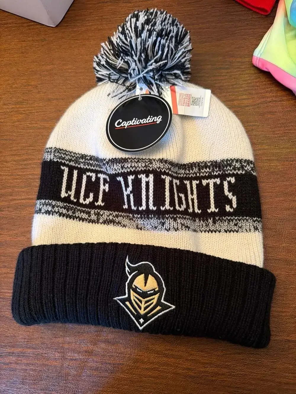 Captivating UCF Knights Knit Pom Beanie‎ Hat